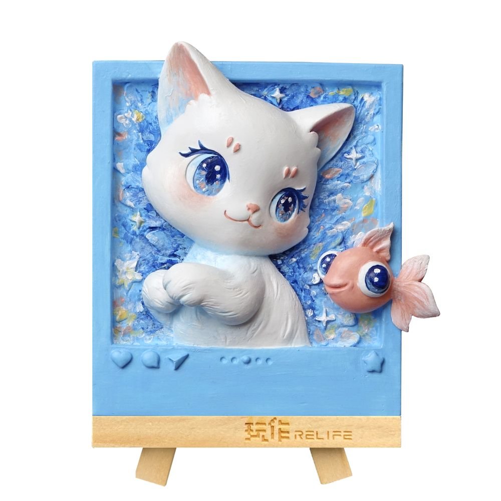 Set de Pintura 3D Cat Play Fish MADNESSTOYS