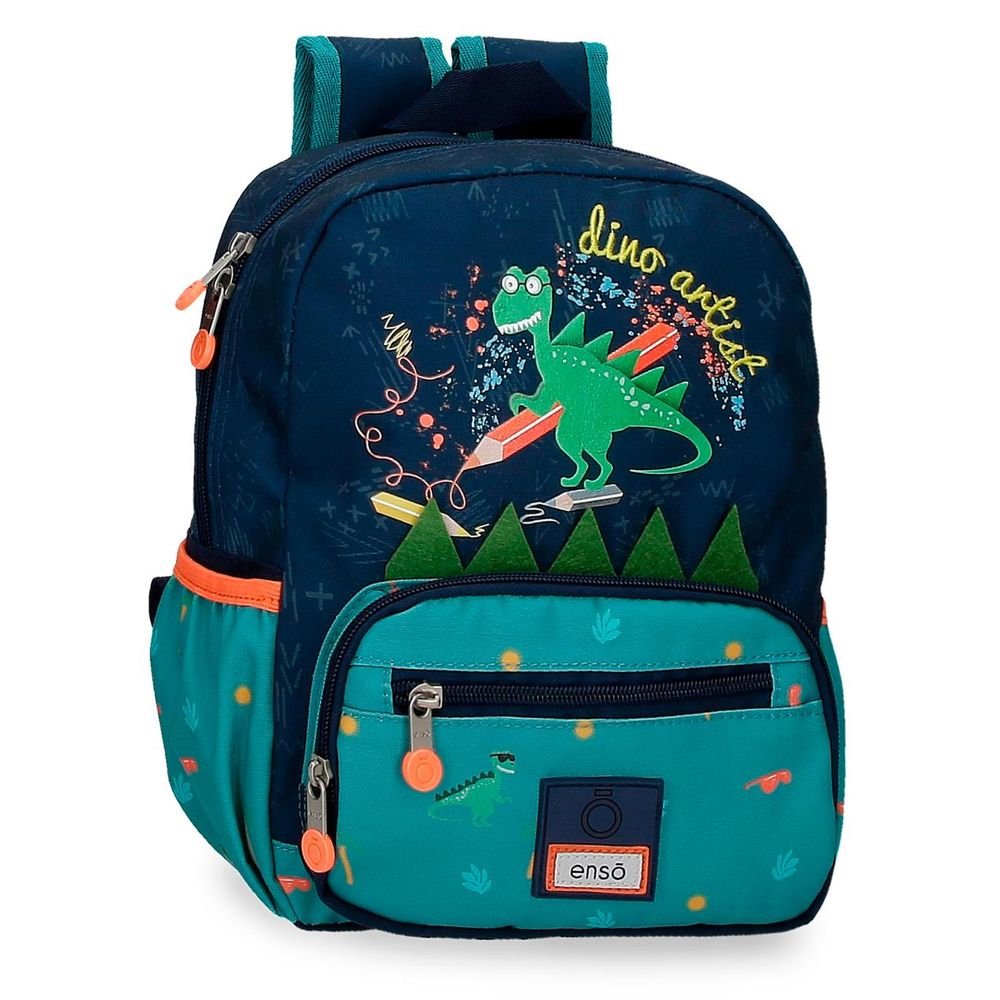 MOCHILA ENSO DINO ARTIST INFANTIL 28CM | ENSO Imagen principal del producto