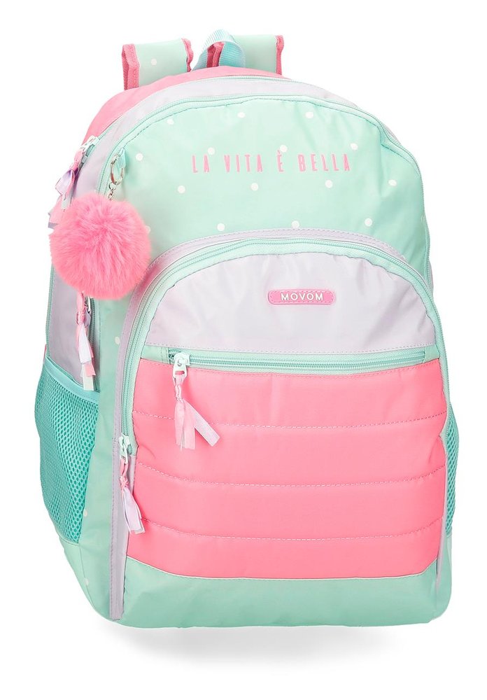 MOCHILA ESCOLAR DOBLE MOVOM LA VITA E BELLA 46CM | JOUMMA BAGS