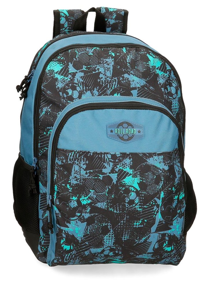 MOCHILA ESCOLAR DOBLE ROLL ROAD SOCCER ADAPT A CARRO 44CM | JOUMMA BAGS Imagen principal del producto