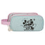 Estuche Triple Rectangular Mickey y Minnie Kisses JOUMMA BAGS