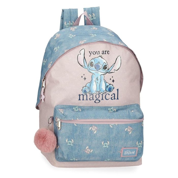 MOCHILA ESCOLAR STITCH YOU ARE MAGICAL 44 CM ADAPTA CARRO | JOUMMA BAGS Imagen principal del producto