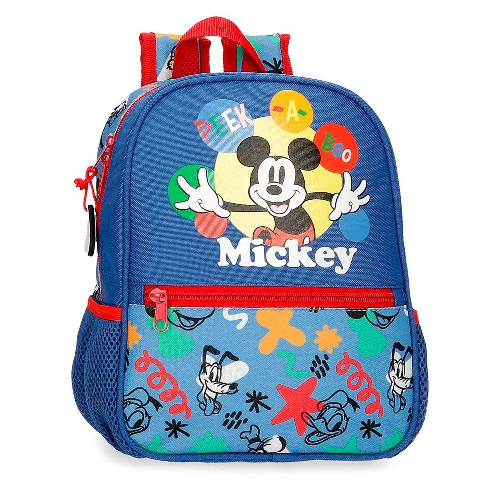Mochila Guarderia 28 cm Mickey Peek a Boo Adapt a Carro JOUMMA BAGS