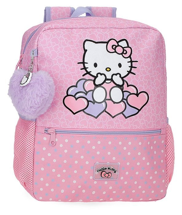 MOCHILA INFANTIL HELLO KITTY HEARTS & DOTS 33 CM | JOUMMA BAGS Imagen principal del producto