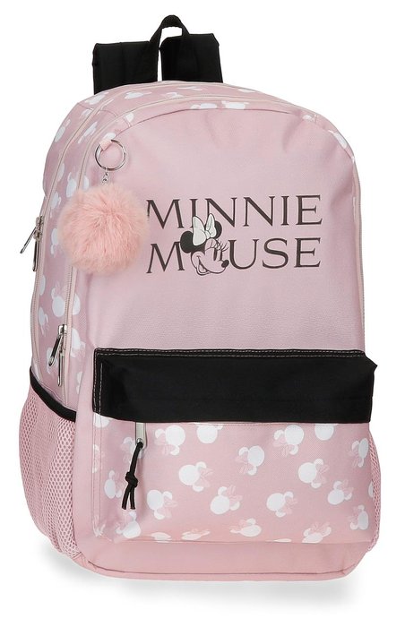 MOCHILA ESCOLAR DOBLE MINNIE HEADS 44CM | JOUMMA BAGS Imagen principal del producto