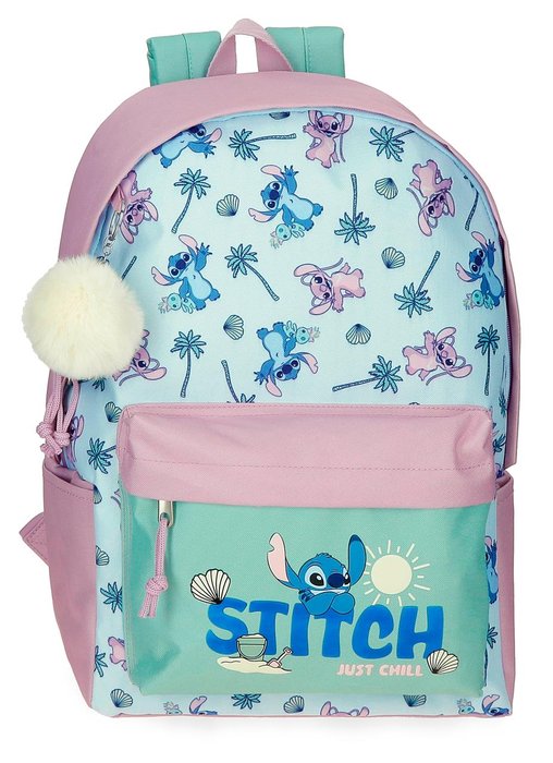 MOCHILA ESCOLAR STITCH JUST CHILL 45CM | JOUMMA BAGS