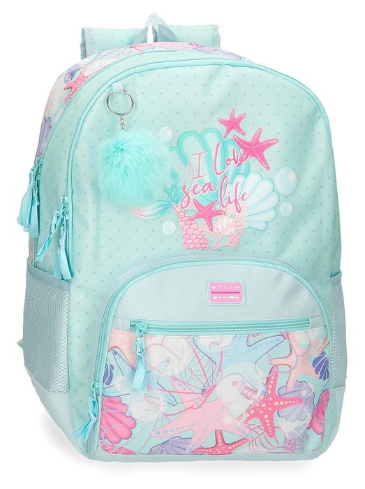 MOCHILA ESCOLAR MOVOM SEA LIFE DOBLE ADAPT CARRO 46CM | JOUMMA BAGS