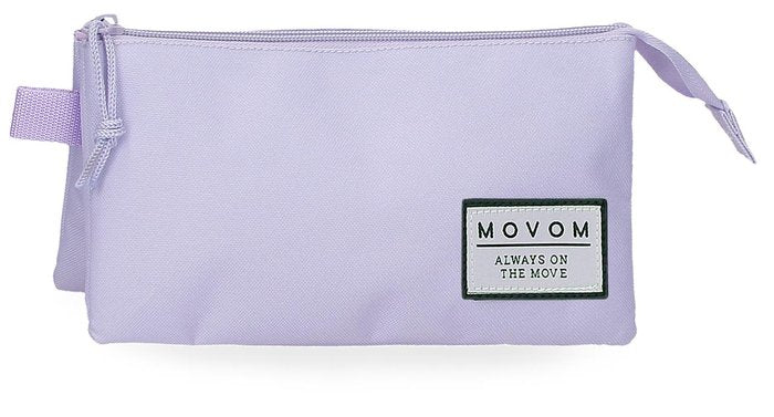 ESTUCHE MOVOM ALWAYS ON THE MOVE TRES COMPARTIMENTOS LILA | JOUMMA BAGS Imagen principal del producto