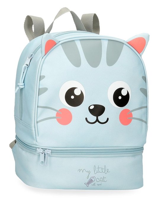 MOCHILA INFANTIL ROLL ROAD LITTLE CAT 28CM + PORTAMERIENDA | JOUMMA BAGS