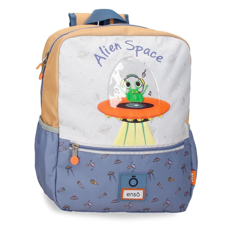 MOCHILA INFANTIL ENSO ALIEN SPACE 33 CM | ENSO Imagen principal del producto