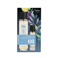 ESTUCHE AGUA DE PERFUME CHAMPION Nº01 100ML+30ML | NATUAROMATIC GEL | 1 UNIDAD | 8435735301443