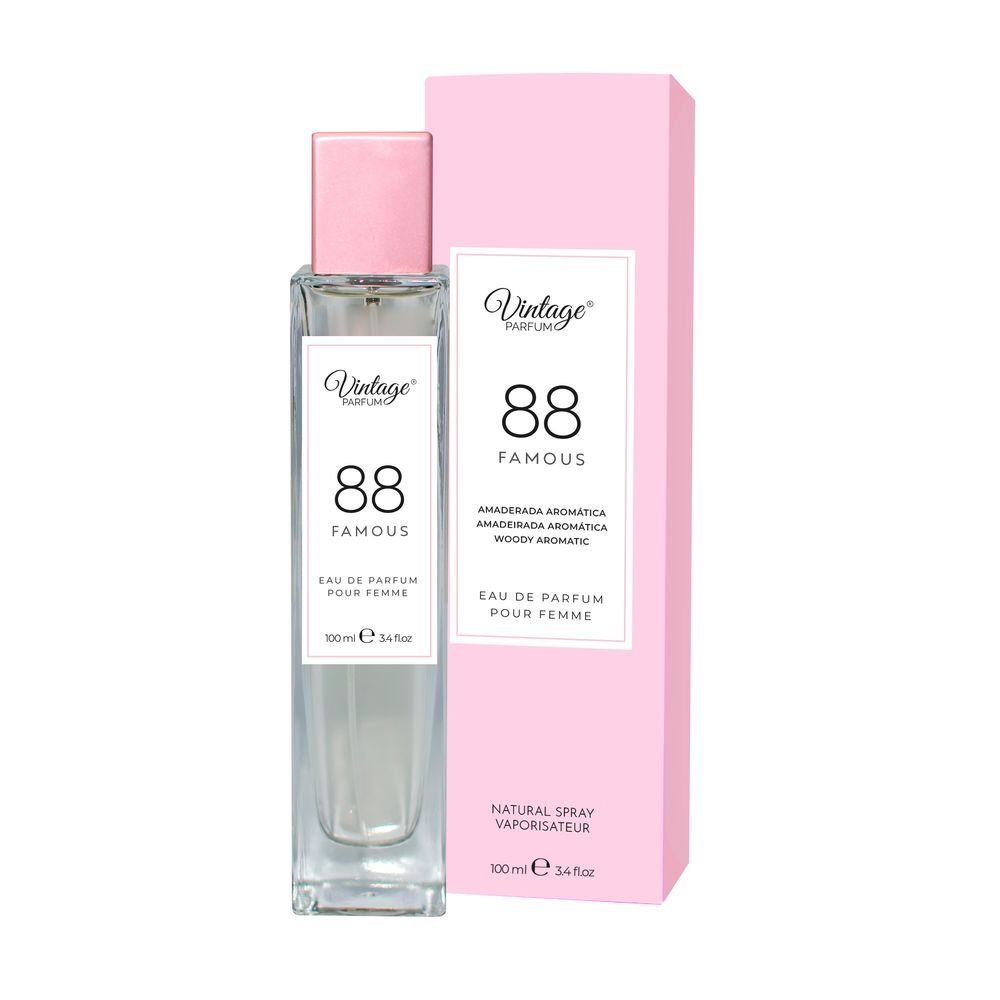 PERFUME FEMENINO 100ML VINTAGE FAMOUS 088 | NATUAROMATIC GEL | 1 UNIDAD | 8435735305717