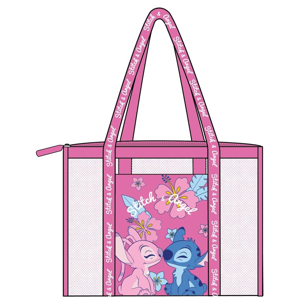 Bolsa de Playa Rejilla Angel & Stitch 41 x 39 x 19 cm Marca New Import SL Imagen principal del producto