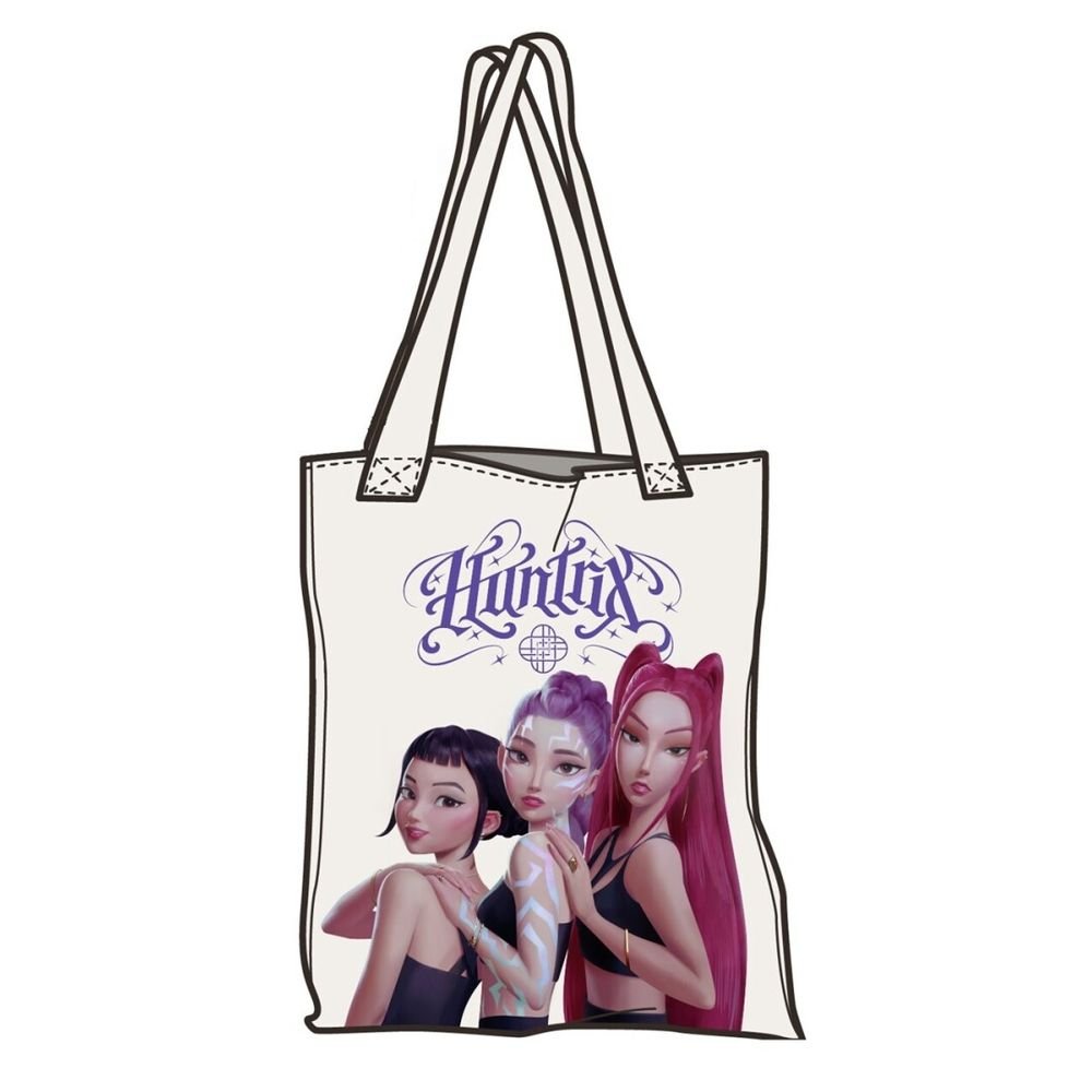Bolsa de Tela Algodón Las Guerreras K-pop Trio Guerreras Marca New Import SL