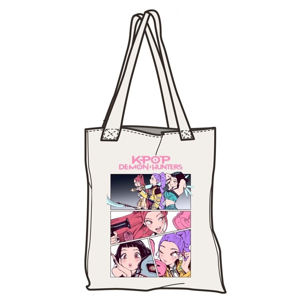 Bolsa de Tela Algodón Las Guerreras K-pop Comic Marca New Import SL