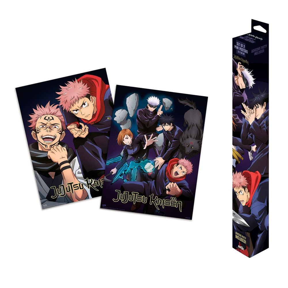 Set Miniposters Jujutsu Kaisen Grupo Erik Merchandising
