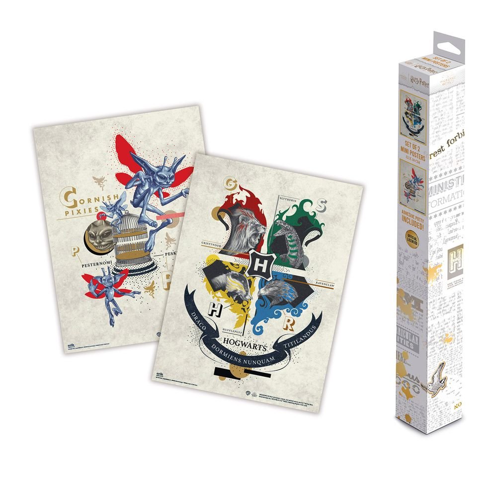 Set Miniposters Harry Potter Grupo Erik Merchandising