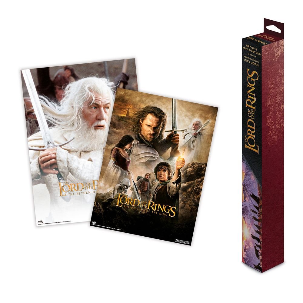 Set Miniposters El Señor de los Anillos Grupo Erik Merchandising