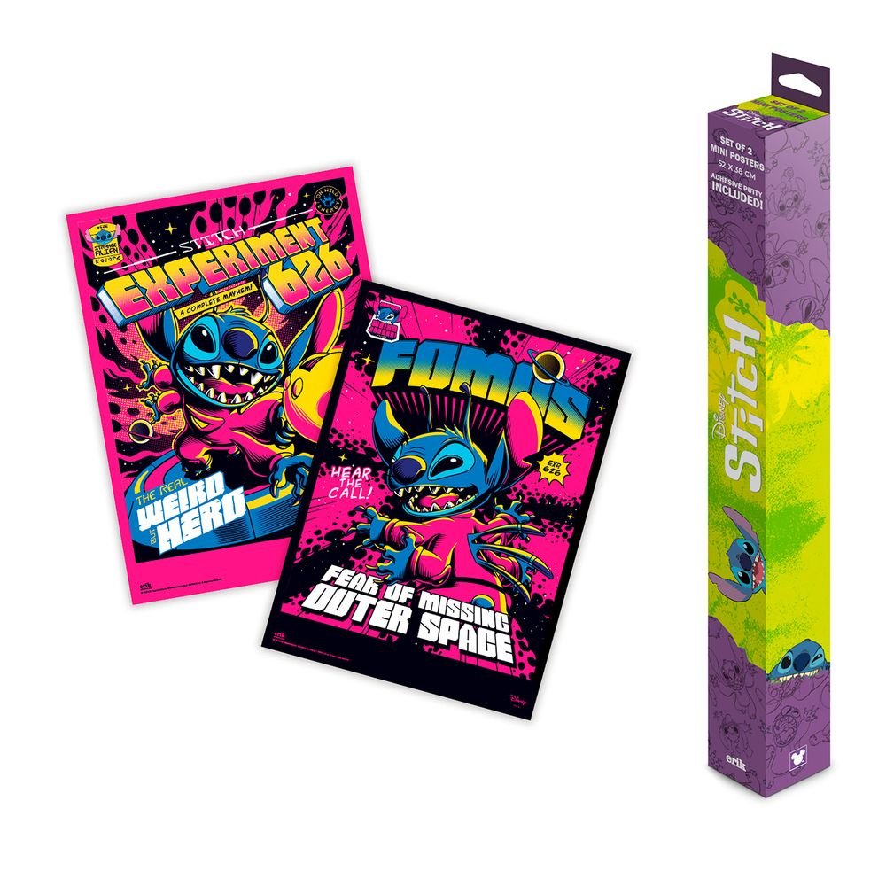 Set Miniposters Disney Stitch Grupo Erik Merchandising Imagen principal del producto