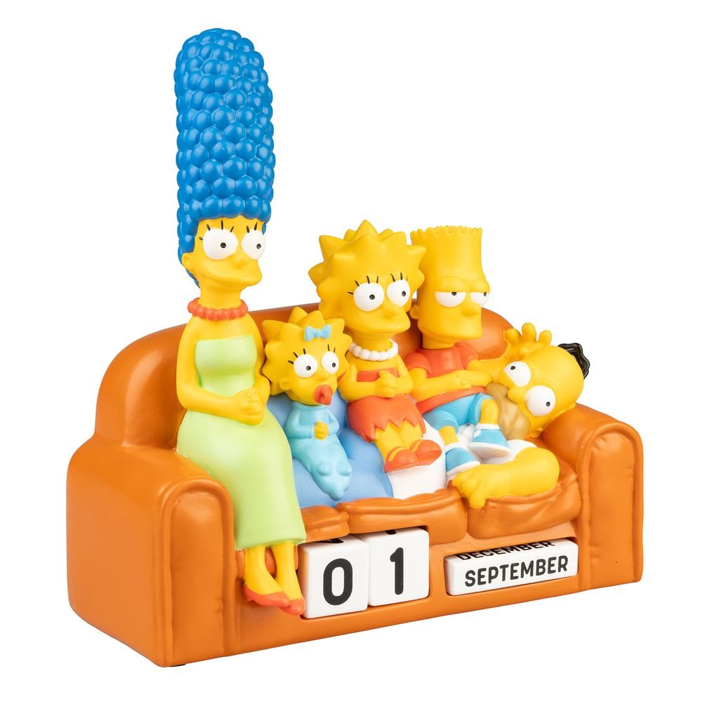 Calendario Perpetuo 3D The Simpsons Familia Gruppo Erik Merchandising