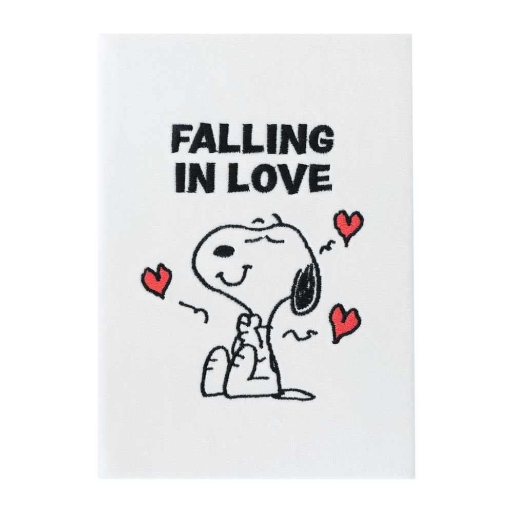 Cuaderno Premium A5 Tapa Felpa Snoopy Love Collection