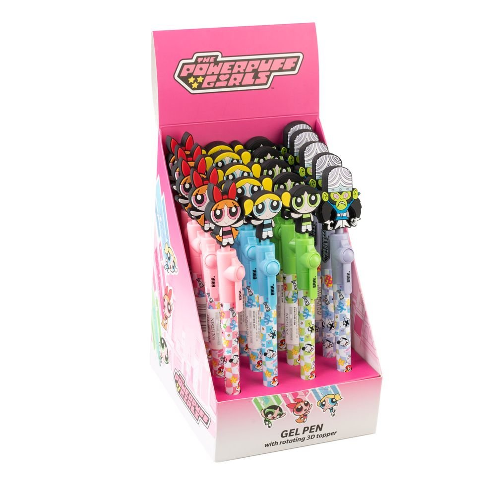 Expositor 20 Bolígrafos Topper Giratorio Las Supernenas Gruppo Erik Merchandising