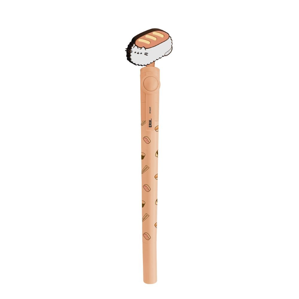 Bolígrafo Topper Giratorio Pusheen Sushi Roll Grupo Erik Merchandising