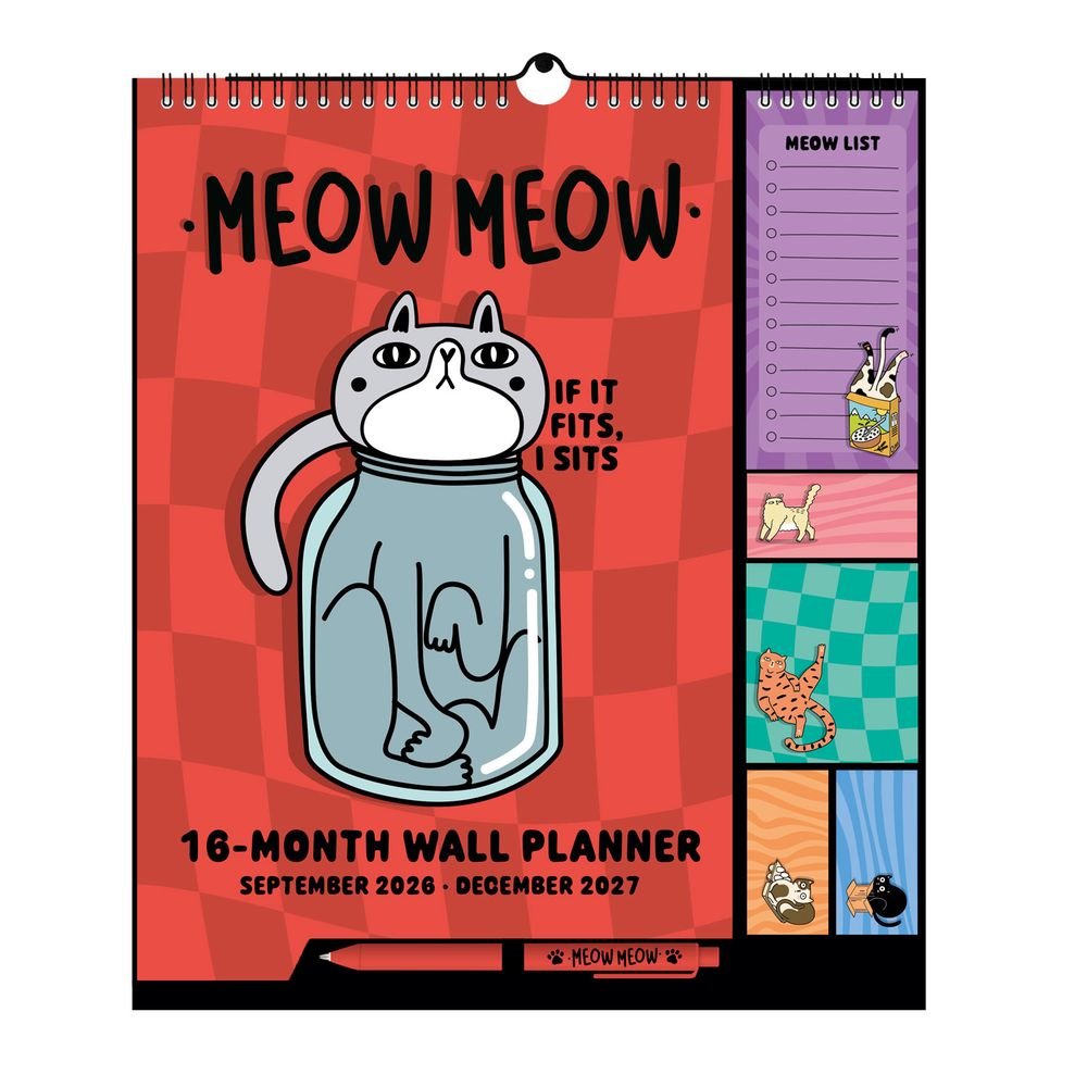 Planner 2026/2027 Meow Meow GRUPO ERIK AGENDAS