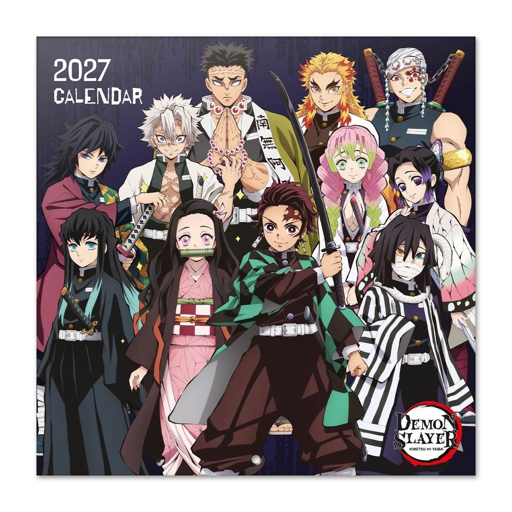 Calendario 2027 30x30 Demon Slayer Swordsmith Village Imagen principal del producto