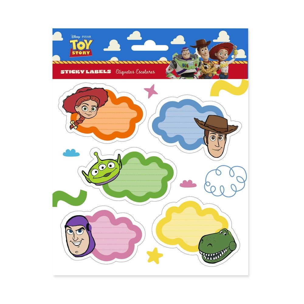 Etiquetas escolares Disney Toy Story, pack de 10 Imagen principal del producto