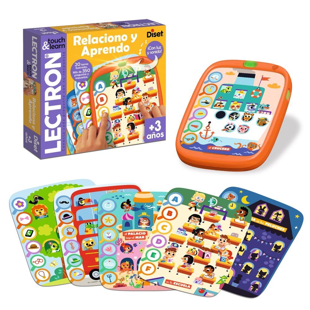 Juego Educativo Lectron Touch & Learn Relaciono y Aprendo DISET Imagen principal del producto