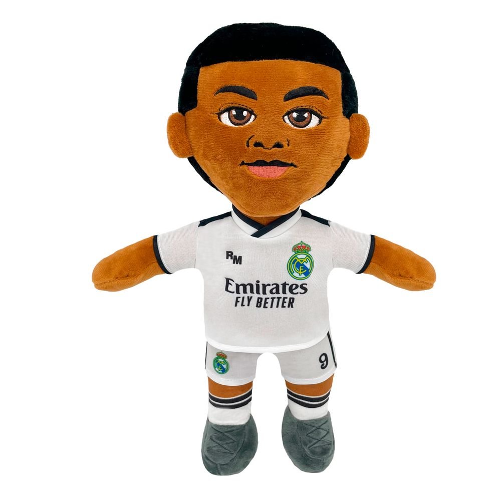 PELUCHE MBAPPE REAL MADRID 25 CM | GRUPO MOYA PELUCHES S,L | 1 UNIDAD | 8435776000343