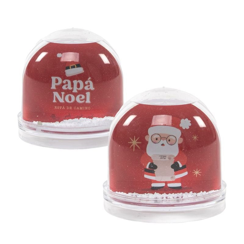 Portafotos Bola Agua Papa Noel 2M Marca DCASA Navidad