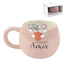 Taza 400 ml Figura Gatos DCASA