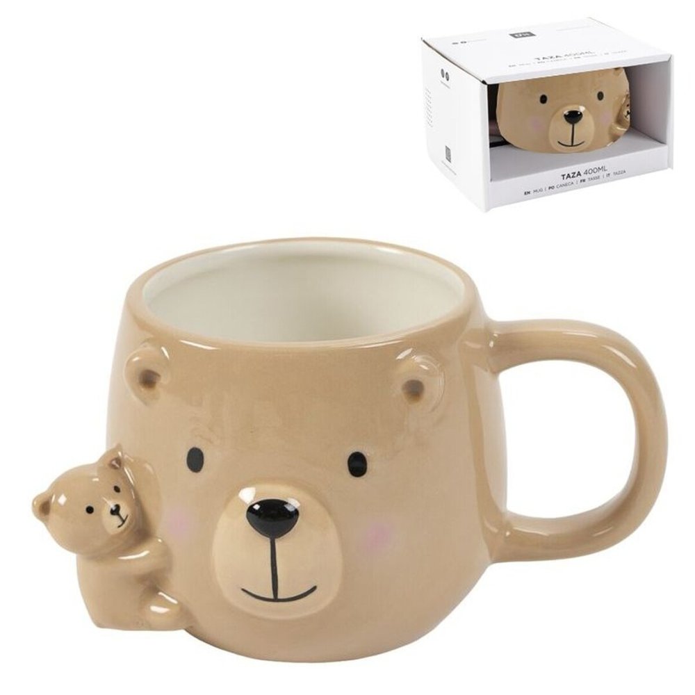 Taza 400ml Figura Oso DCASA