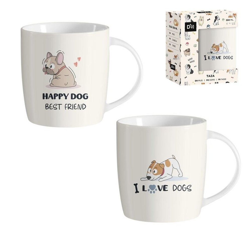 TAZA 350ML MASCOTAS SURTIDAS | DCASA | 1 UNIDAD | 8435794611286 Imagen principal del producto