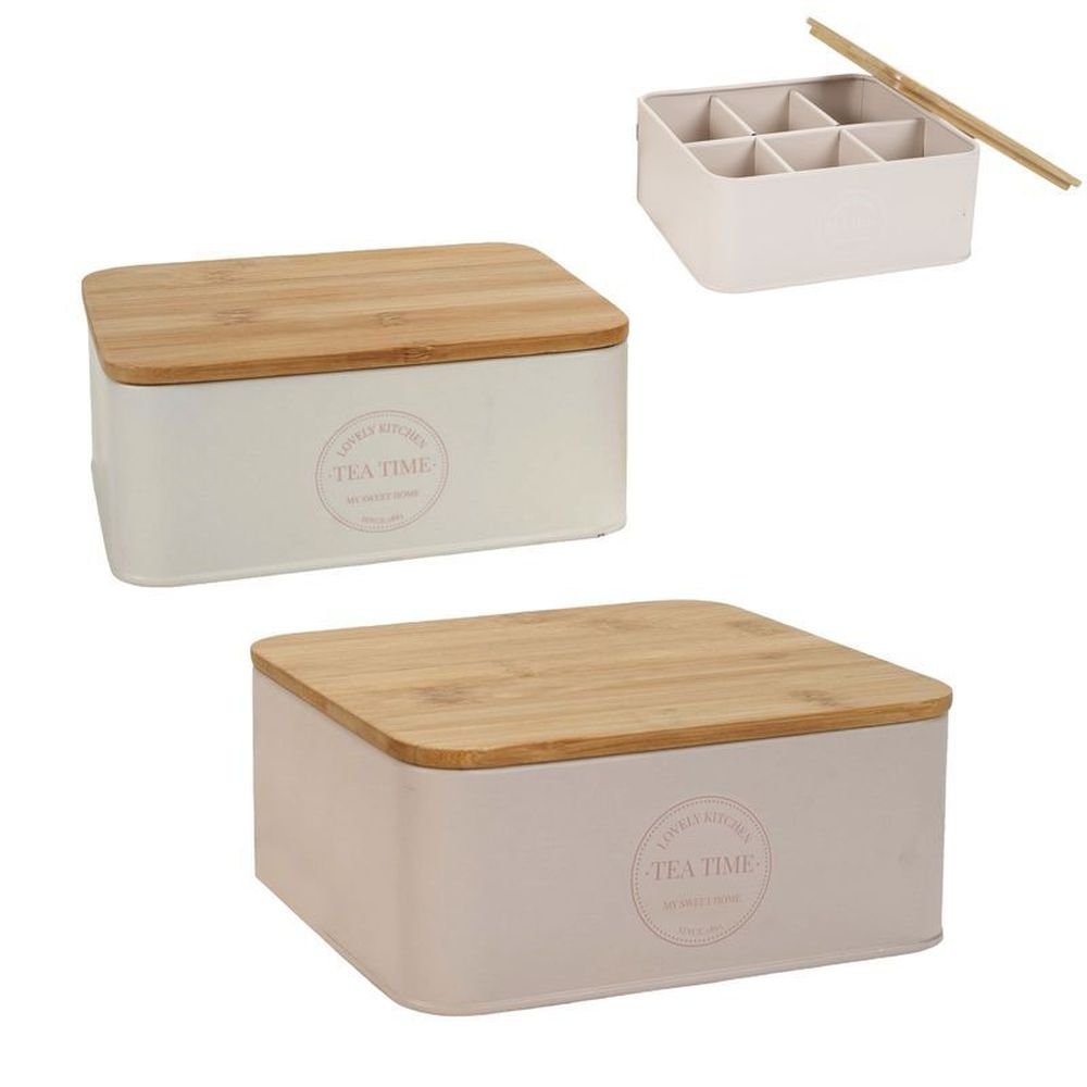 Caja de Té 6 Departamentos Surtidos Marca DCASA Imagen principal del producto