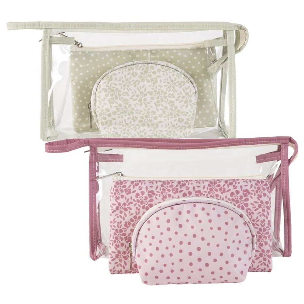 JUEGO DE 3 NECESERES BASICS SURTIDOS | DCASA | 1 UNIDAD | 8435794614607 Imagen principal del producto