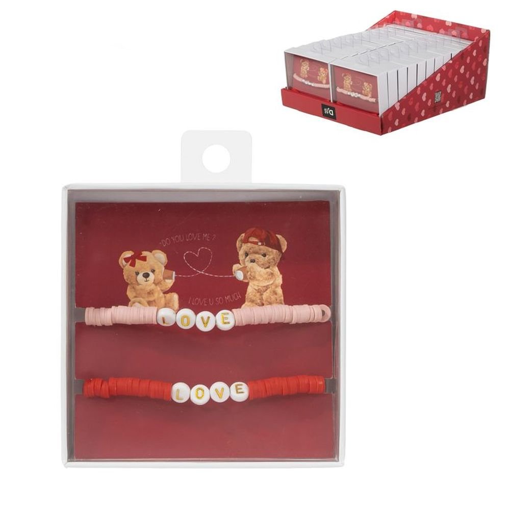 Juego de 2 Pulseras Amor DCASA Imagen principal del producto