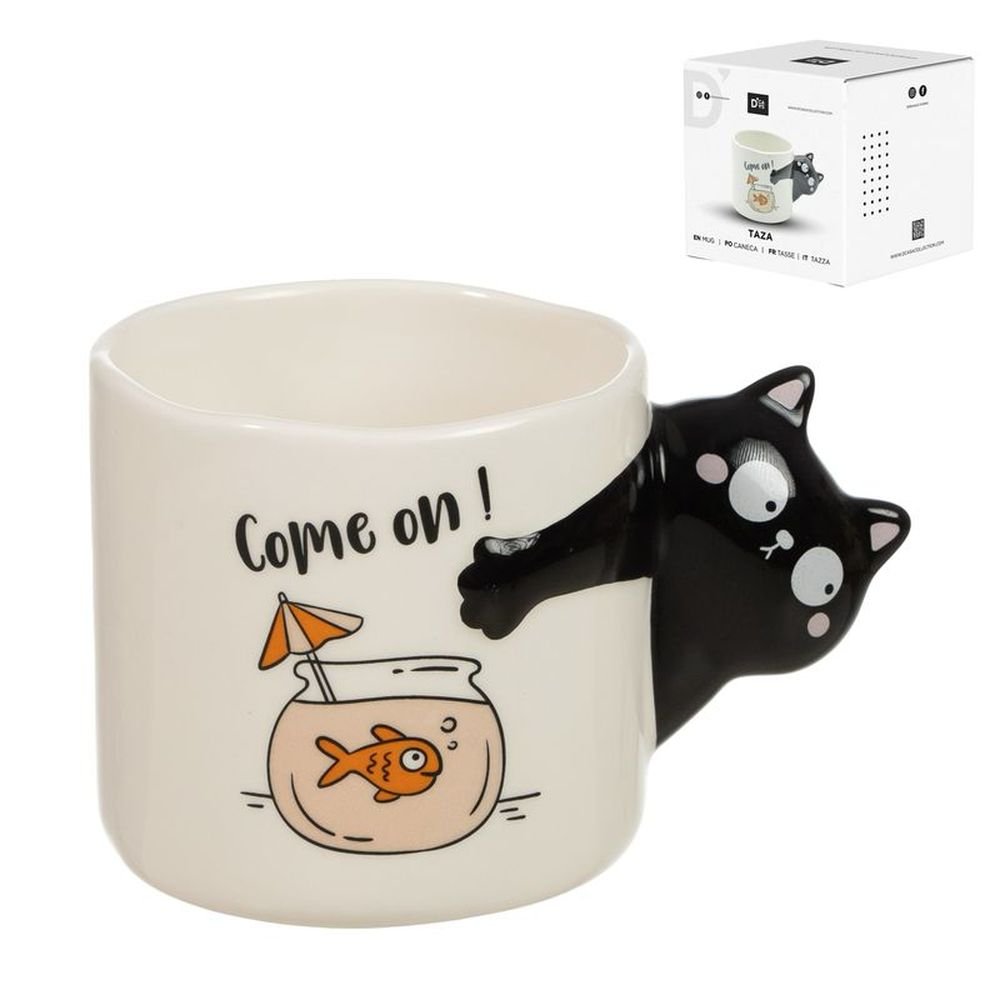 Taza 460ml Asa Forma Gato Imagen principal del producto