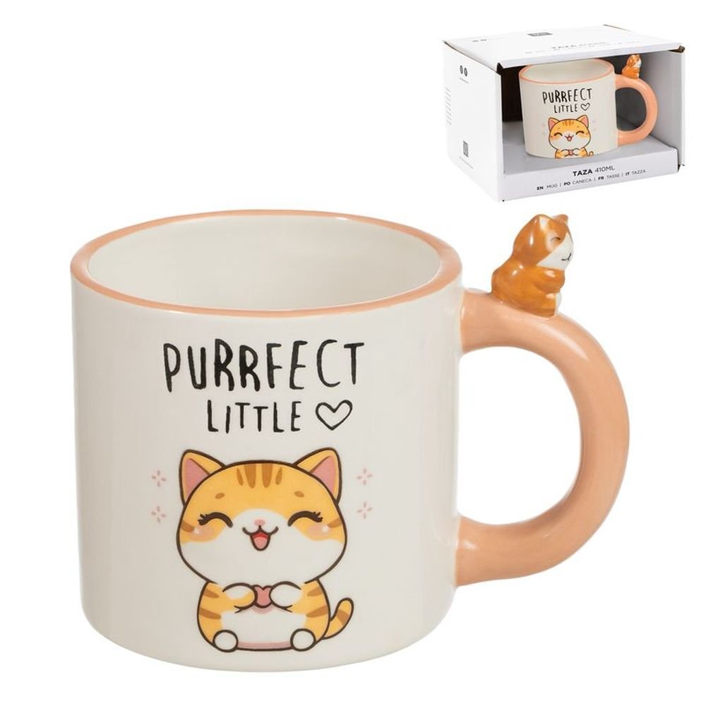 Taza 410ml Asa Gato DCASA Imagen principal del producto