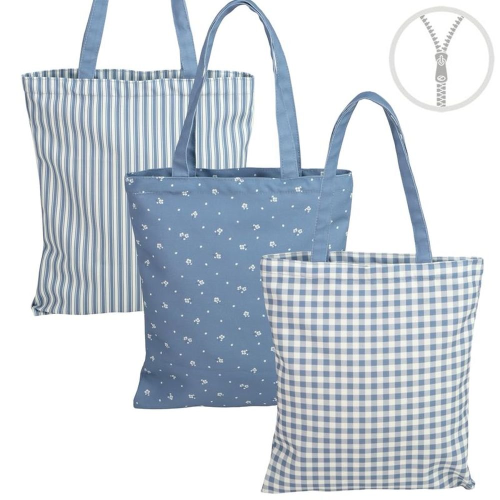 Bolsa con Cremallera Bridget Azul Surtidos DCASA