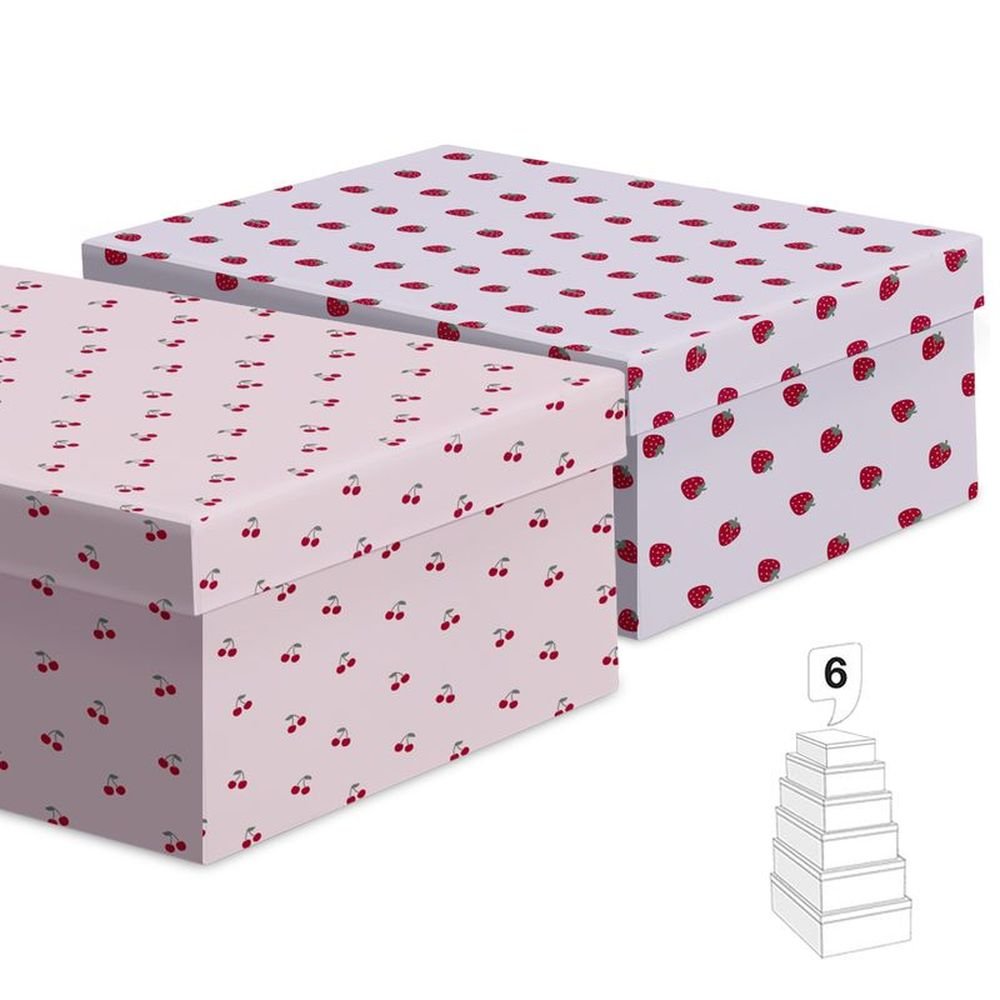Juego 6 Cajas Coquette Surtidos DCASA Imagen principal del producto