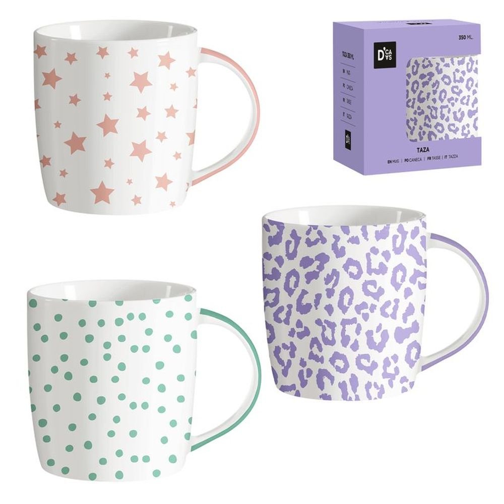 Taza 350ml Color Surtidas DCASA