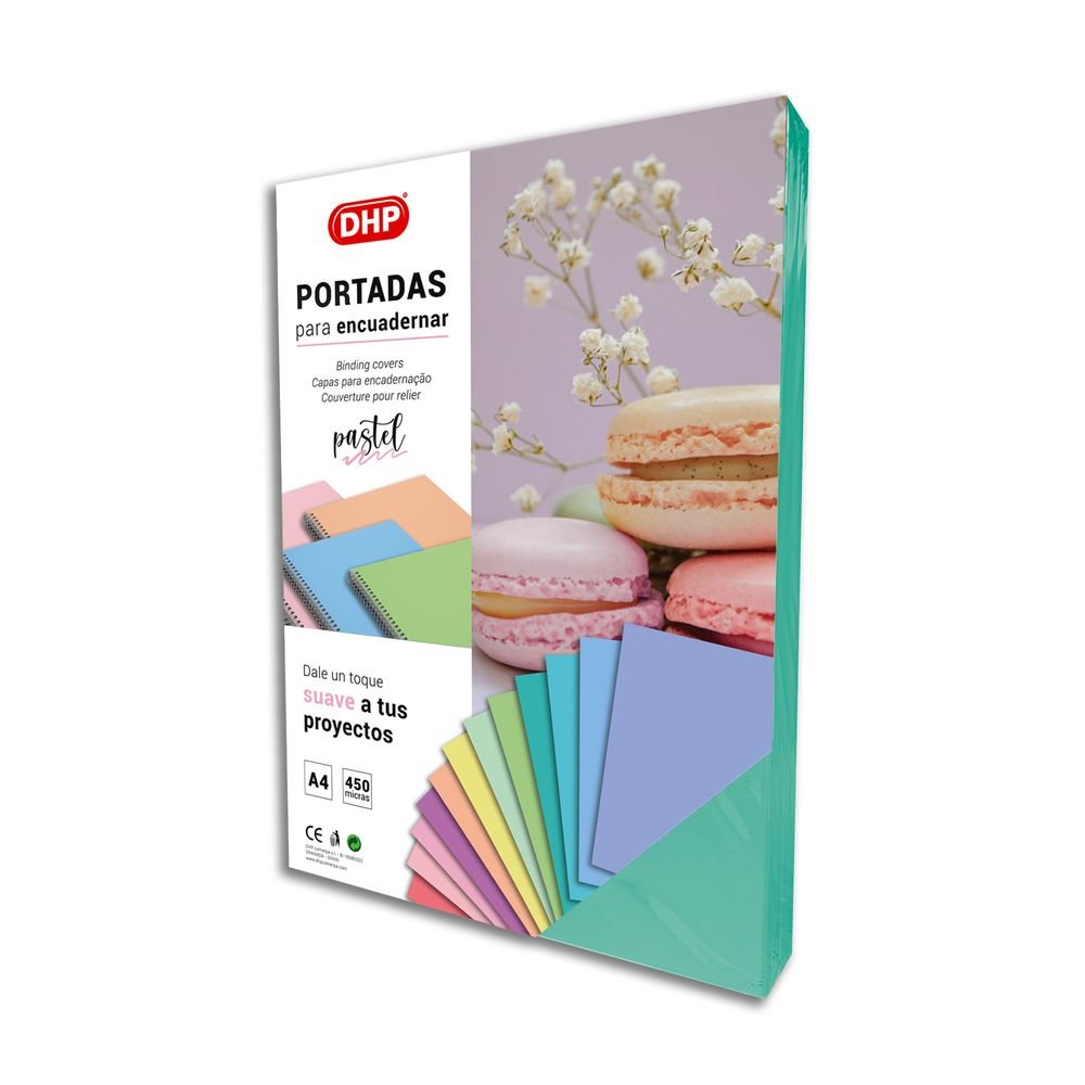 PORTADA PP 0,45 MM A4 21 TURQUESA PASTEL P/25 | 25 UNIDADES | (DHP COMERPA SLU)