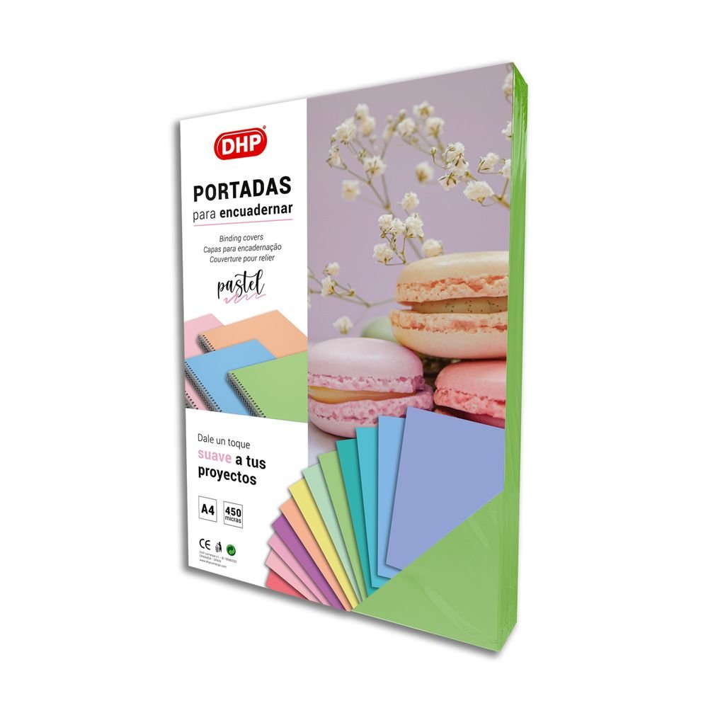 PORTADA PP 0,45 MM A4 55 MANZANA PASTEL P/25 | 25 UNIDADES | (DHP COMERPA SLU) Imagen principal del producto