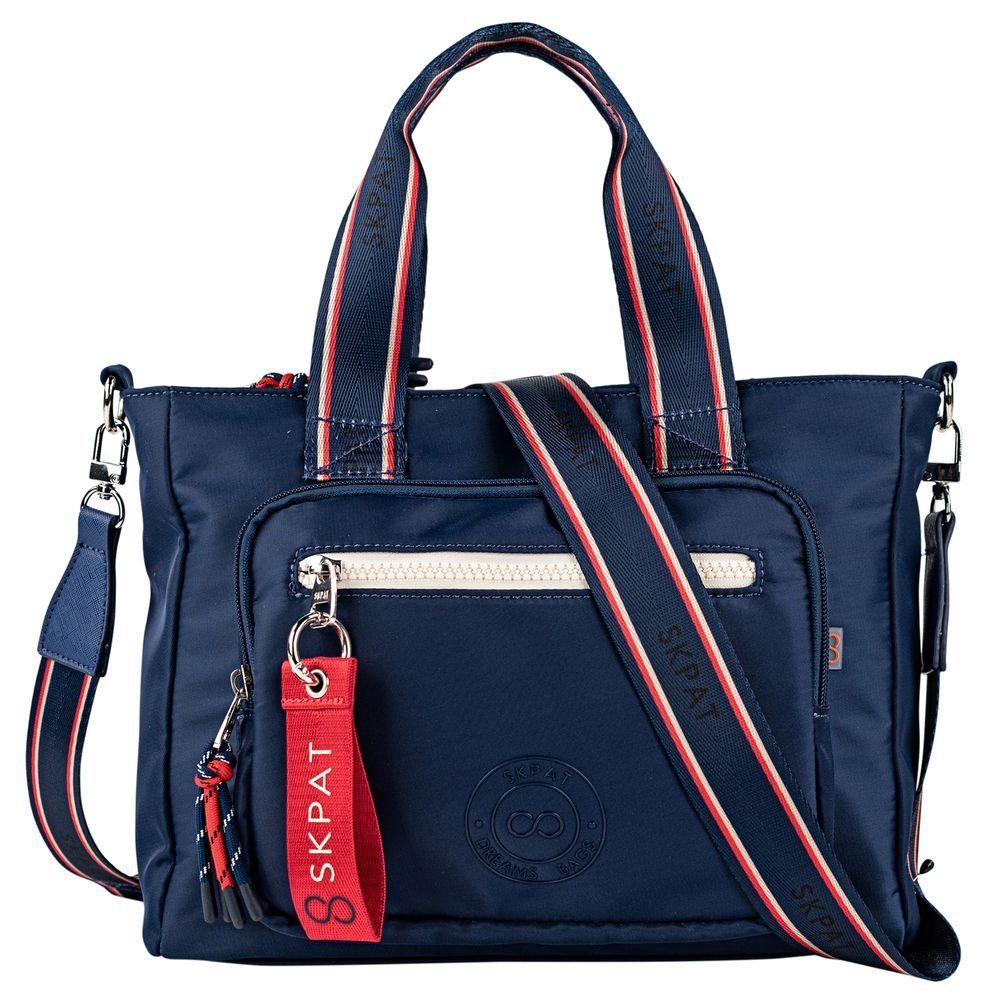 Bolso bandolera shopper nylon Moselle Marino ARSAMAR ENTERPRISE
