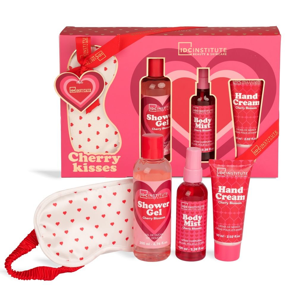 Estuche Set Productos Esenciales Cherry Kisses IDC Regalo