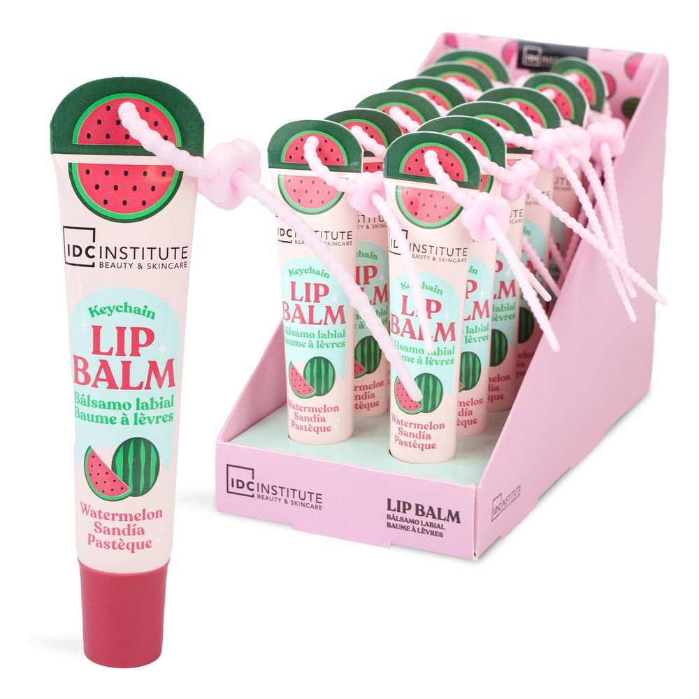 Expositor 12 Balsamo Labial Sandía con Charm IDC Normal