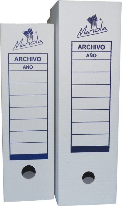 ARCHIVADOR DEFINITIVO FOLIO | 25 UNIDADES | (MANIPULADOS MARIOLA S,L,)